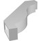 Ekena Millwork 3-in. W x 16-in. D x 22-in. H Copenhagen Architectural Grade PVC Knee Brace BRCP03X16X22CHG - alternate 3
